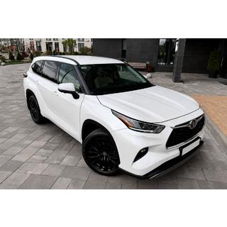 Rails de techo negros OEM (plástico ABS) Toyota Highlander 2019-