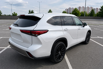 Toyota Highlander 2019- Barras longitudinales de techo OEM grises (plástico ABS) foto 2