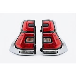 Pilotos traseros LED Chrome V2 (2017-2023, 2 uds.) Toyota Land Cruiser Prado 150 2009-2023 foto 2