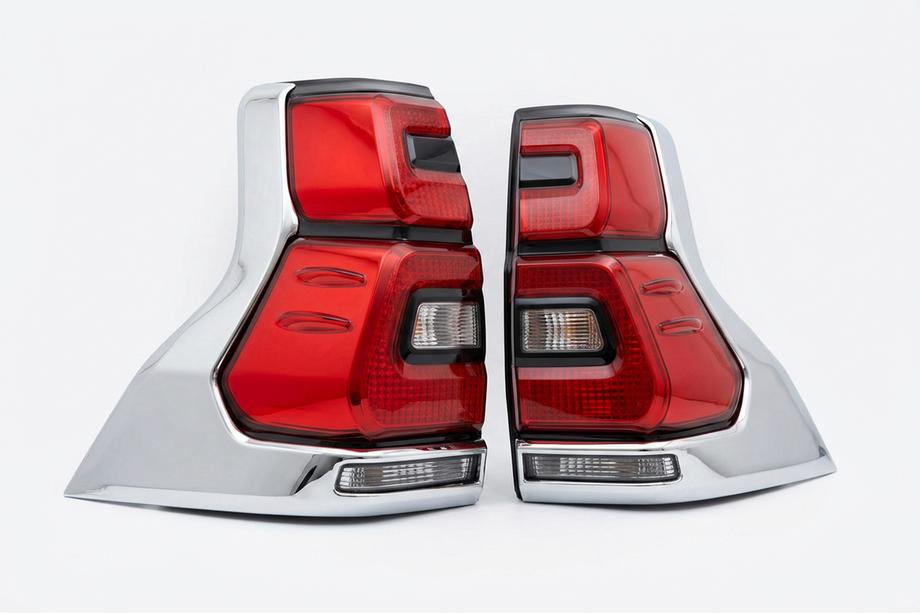 Toyota Land Cruiser Prado 150 2009-2023 Pilotos traseros LED Chrome V2 (2017-2023, 2 uds.) Foto 6