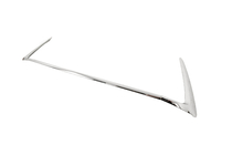 Lexus GX460 2009-2023 Moldura cromada protectora para parachoques delantero (2013-2023, 3 uds.) foto 3