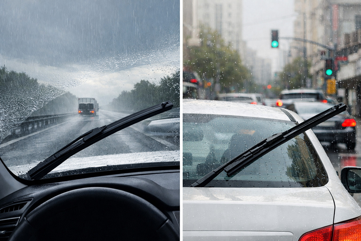 Qué limpiaparabrisas van mejor en carretera y cuáles bastan en ciudad