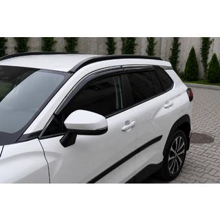 Barras longitudinales de techo integradas negras OEM (plástico ABS, instalación con adhesivo) Toyota Corolla Cross 2020- foto 4