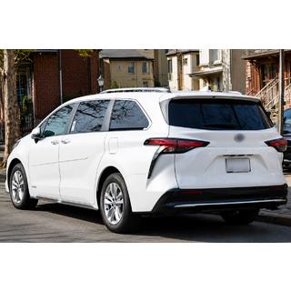 Barras longitudinales de techo OEM integradas, grises (Aluminio) Toyota Sienna 2020- foto 3