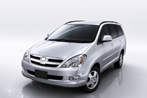 Toyota Innova 2015- Rieles de techo integrados negros OEM (Aluminio) foto 1