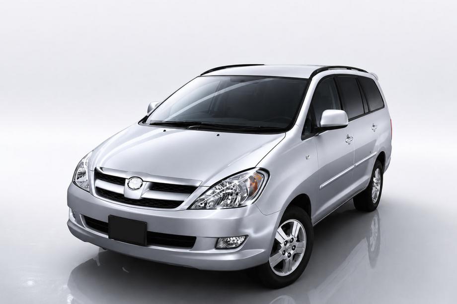 Toyota Innova 2015- Rieles de techo integrados negros OEM (Aluminio) Image