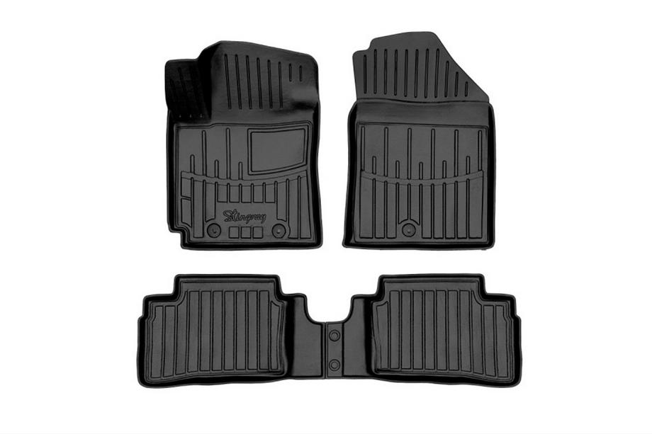 Hyundai I-10 2014-2017 Alfombrillas de goma Stingray 3D (4 uds) Image