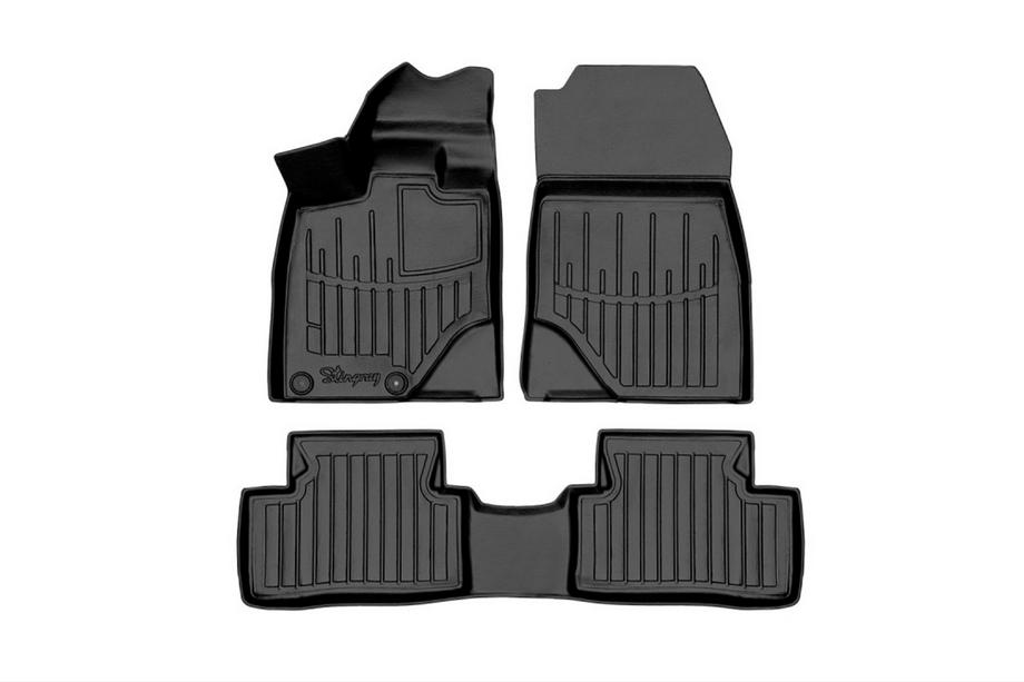 Peugeot 3008 2024- Alfombrillas de goma Stingray 3D (Electric, 3 uds.) Image