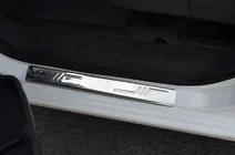 Peugeot Expert 2007-2016 Protector de umbral de puerta en acero inoxidable (Omsa, 2 uds) foto 5