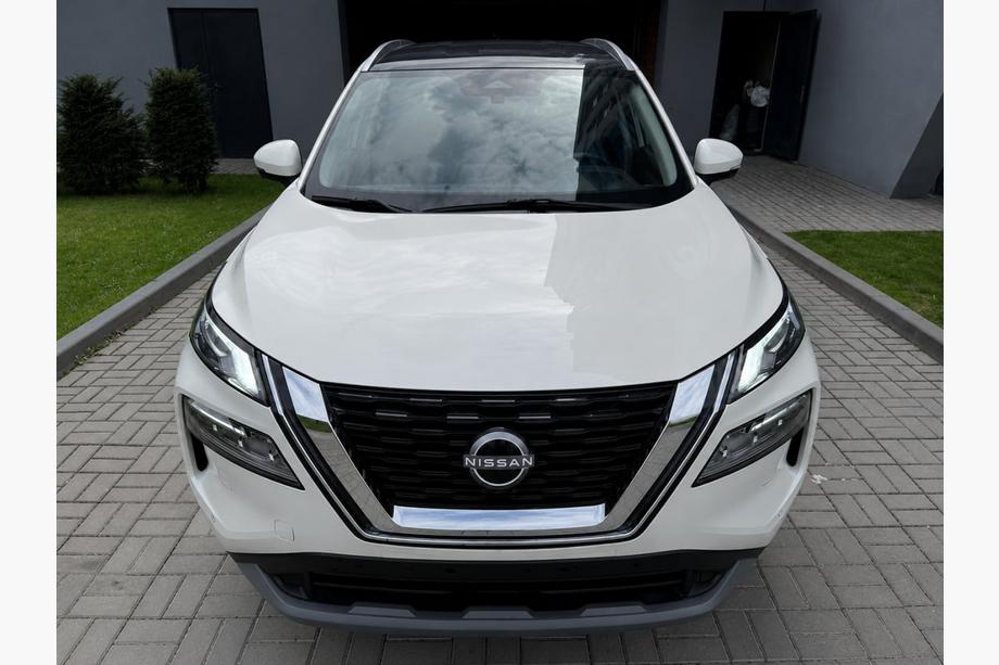 Nissan X-trail T33/Rogue 2022- Barras longitudinales de techo integradas grises OEM (aluminio, montaje atornillado) Foto 2