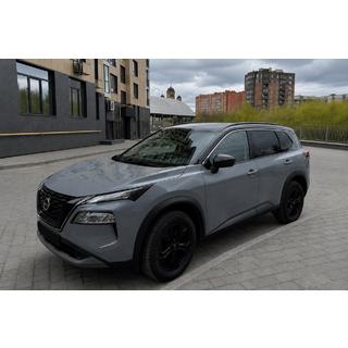 Raíles de techo integrados negros OEM (plástico ABS) Nissan X-trail T33/Rogue 2022- foto 1