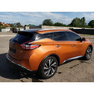 Barras de techo tipo rail OEM grises (plástico ABS, instalación con adhesivo) Nissan Murano 2014- foto 2