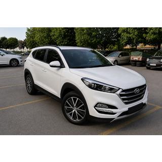 Rieles de techo integrados negros OEM (plástico ABS, instalación con adhesivo) Hyundai Tucson TL 2016-2021 foto 2