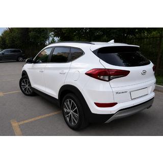 Rieles de techo integrados negros OEM (plástico ABS, instalación con adhesivo) Hyundai Tucson TL 2016-2021 foto 3