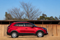 Hyundai Creta 2014-2020 Barras de techo integradas grises OEM (plástico ABS, instalación con adhesivo) foto 1
