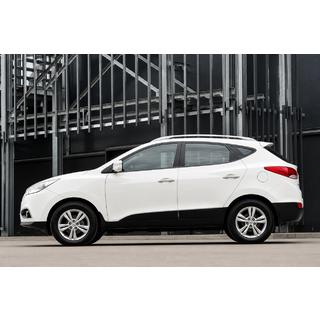 Barras de techo tipo rail OEM grises (plástico ABS, instalación con adhesivo) Hyundai IX-35 2010-2015 foto 1