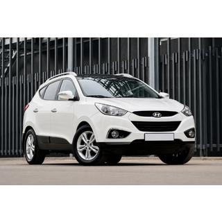 Barras de techo tipo rail OEM grises (plástico ABS, instalación con adhesivo) Hyundai IX-35 2010-2015 foto 2