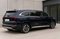 Hyundai Custo 2021– Barras de techo integradas grises OEM (plástico ABS, instalación con adhesivo) foto 2