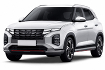 Hyundai Creta 2021– Barras longitudinales de techo OEM grises (Aluminio, instalación con adhesivo) foto 1