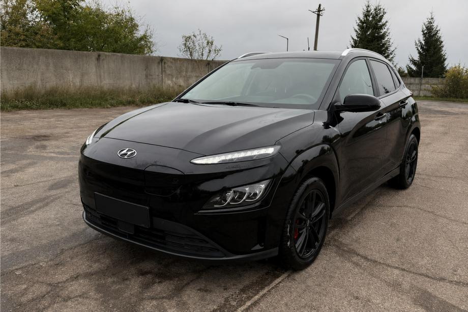Hyundai Kona 2017-2023 Barras longitudinales de techo OEM grises (Aluminio, instalación con adhesivo) Foto 1