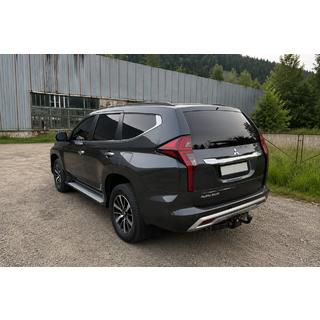Barras longitudinales de techo integradas negras OEM (2019-, Aluminio) Mitsubishi Pajero Sport 2015- foto 3