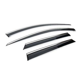 Deflectores de ventanilla con moldura cromada Niken (para LWB, 4 uds.) foto 4