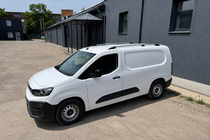 Citroen Berlingo/Multispace 2018- Barras longitudinales de techo cromadas (diseño turco) Largo, soportes metálicos foto 2