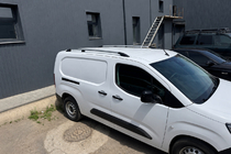 Citroen Berlingo/Multispace 2018- Barras longitudinales de techo cromadas (diseño turco) Largo, soportes metálicos foto 3