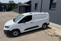 Citroen Berlingo/Multispace 2018- Barras longitudinales de techo cromadas (diseño turco) Largo, soportes metálicos foto 5