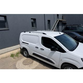 Barras longitudinales de techo cromadas (diseño turco) Citroen Berlingo/Multispace 2018- foto 3