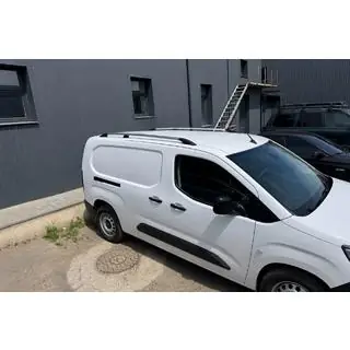 Barras longitudinales de techo cromadas (diseño turco) Citroen Berlingo/Multispace 2018- foto 3