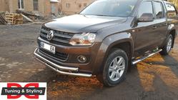Volkswagen Amarok 2010-2022 Defensa Delantera ST018-2 (Acero Inoxidable) foto 5