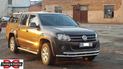 Volkswagen Amarok 2010-2022 Defensa Delantera ST018-2 (Acero Inoxidable) foto 7