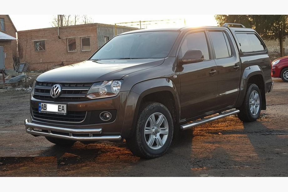 Volkswagen Amarok 2010-2022 Defensa Delantera ST018-2 (Acero Inoxidable) Foto 8