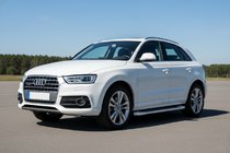 Audi Q3 2011-2019 Estribos Laterales Allmond White (2 uds., Aluminio) foto 1