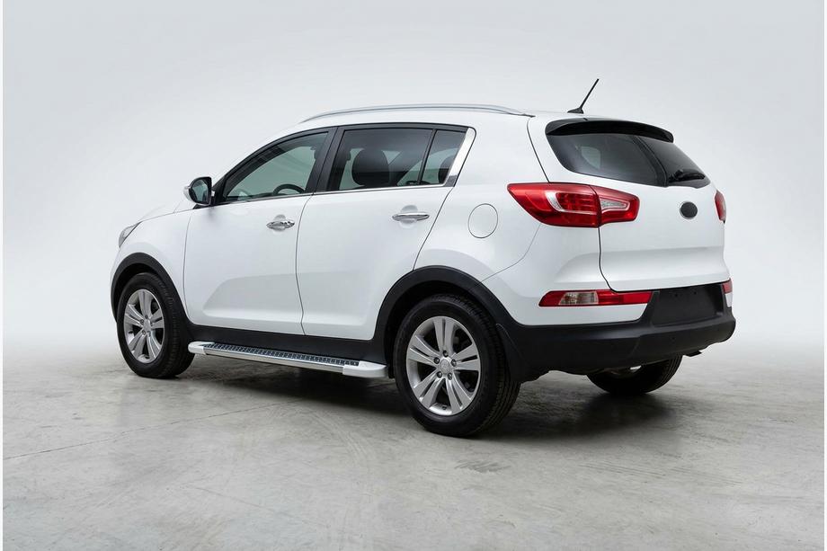 Kia Sportage 2010-2015 Estribos Laterales Allmond White (2 uds., Aluminio) Foto 1