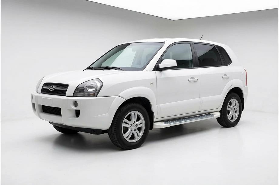 Hyundai Tucson JM 2004- Estribos Laterales Allmond White (2 uds., Aluminio) Image