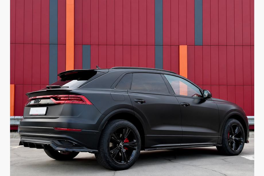 Audi Q5 2017-2025 Rieles de techo integrados negros OEM (Aluminio, montaje con adhesivo) Foto 1
