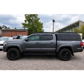 Barras longitudinales de techo OEM negras (aluminio) Toyota Tacoma 2015–2023 foto 2