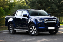 Isuzu D-Max 2011-2019 Raíles de techo negros OEM (Aluminio) foto 1