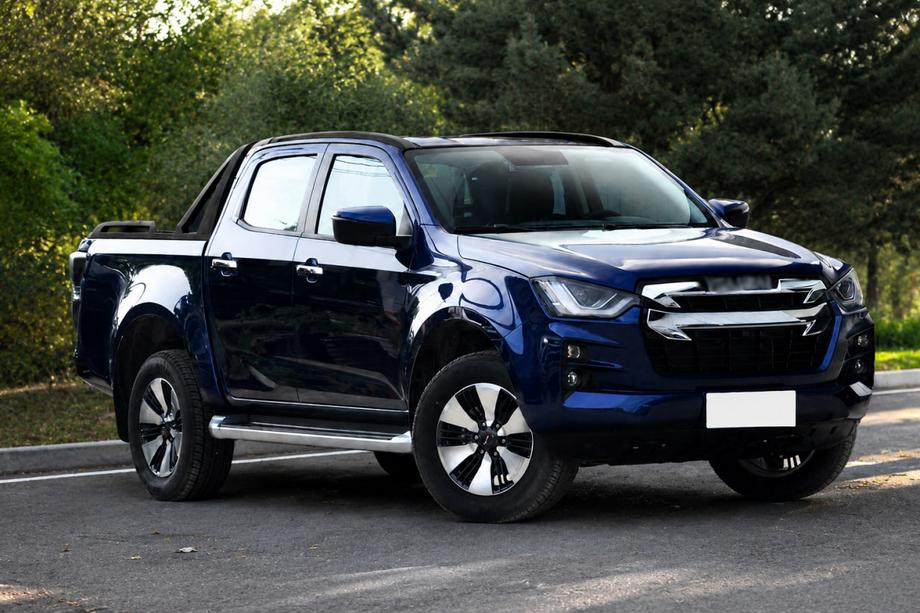 Isuzu D-Max 2011-2019 Raíles de techo negros OEM (Aluminio) Image