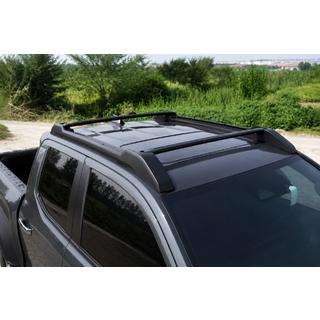 Rieles de techo con barras transversales negros OEM (Aluminio) foto 1