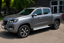 Ford Ranger 2011–2022 Barras longitudinales de techo OEM negras (aluminio) foto 2