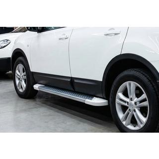 Estribos Laterales Allmond White (2 uds., Aluminio) Nissan Qashqai 2014-2021 foto 1