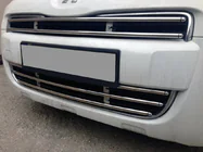Citroen Berlingo 2008-2018 Parrilla frontal una pieza 2008-2012 (acero inoxidable) foto 1