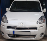 Citroen Berlingo 2008-2018 Parrilla frontal una pieza 2008-2012 (acero inoxidable) desde 2012 foto 2