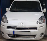 Citroen Berlingo 2008-2018 Parrilla frontal una pieza 2008-2012 (acero inoxidable) foto 2