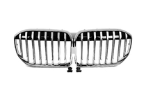BMW 7 Series G11/G12 2015-2022 Parrillas tipo riñón 1 Barra (2019-2022, Chrome) foto 1