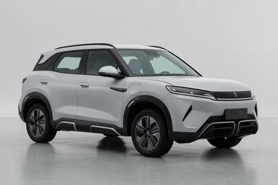 BYD Atto 2/Yuan Up 2024– Rieles de techo integrados negros OEM (Aluminio) Foto 1