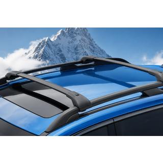Barras transversales de techo negras para raíles OEM (Aluminio) Subaru Forester 2013-2018